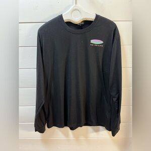 NOTICE THE RECKLESS Black Graphic Long Sleeve Top – XL